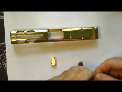 TITANIUM GOLD GLOCK  SLIDE w  RMR