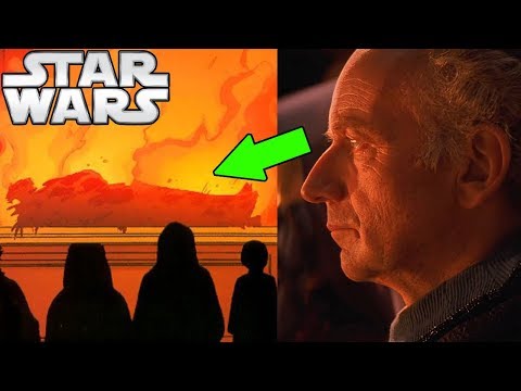 Palpatine's THOUGHTS During Qui-Gon's FUNERAL - Star Wars Explained