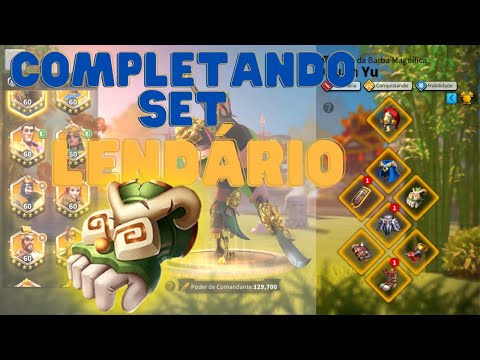 COMPLETEI MEU SET LENDÁRIO DE INFANTARIA - RISE OF KINGDOMS