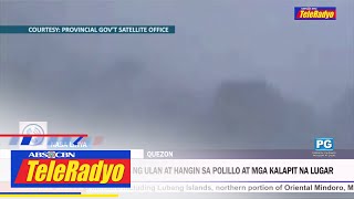 Quezon Gov.: Napakalakas na ng ulan at hangin sa Polillo at mga kalapit na lugar | 25 Sept 2022