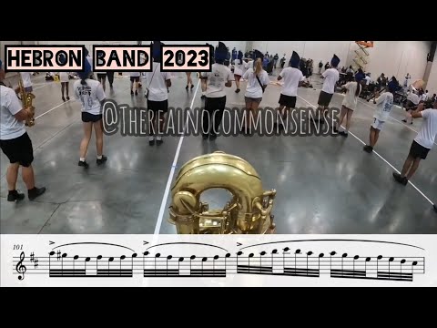 Hebron Band 2023 Bari Sax Transcription