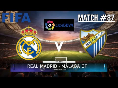 REAL MADRID VS MALAGA CF - La Liga / Liga BBVA 2025-2026 | Match 87 | FIFA 14
