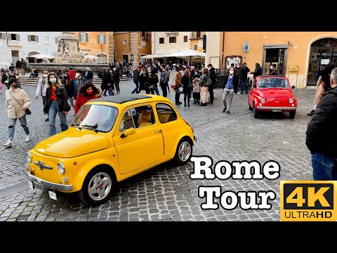 Rome Italy 2021 - Walking Tour 4k 60fps