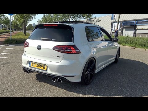 485HP TVS Volkswagen Golf 7 R - Launch Controls & Accelerations !