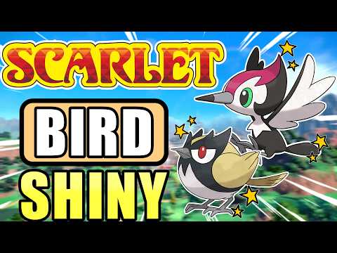 Pokémon Scarlet But I Can Only Use SHINY Birds!