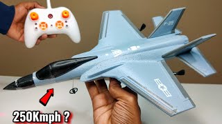 RC Fastest Fighter Jet F35 Unboxing & Flying Test - Chatpat toy tv