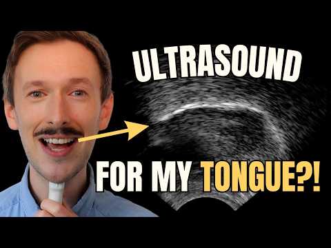 我買了一臺超音波機來檢查我的舌頭！ (I bought an ultrasound machine for my tongue)