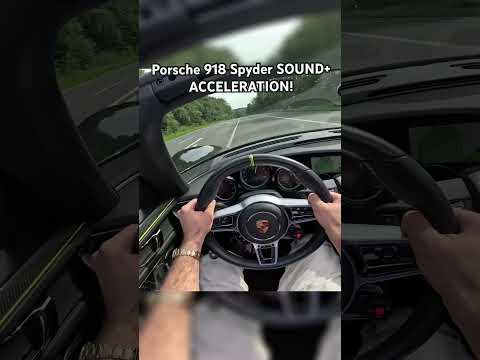Thumbnail for Porsche 918 Spyder SOUND!😳 this is how 1.5 million € sound like by Porsche 918 Spyder