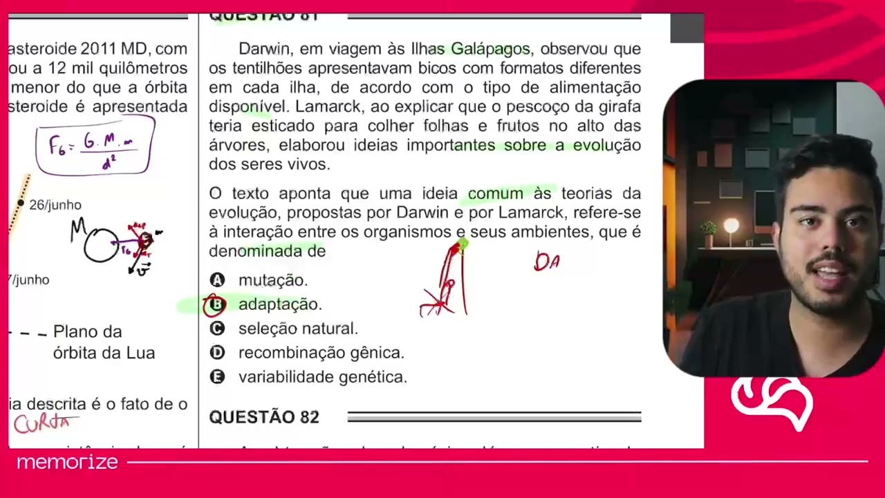 Resolução em Vídeo — Questão 81 ENEM 2016 PPL
