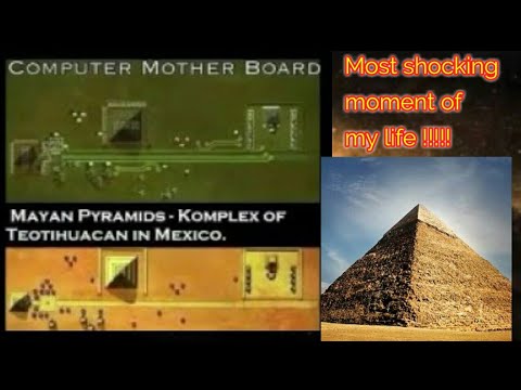 Modern computer circuit board and Pyramid || Creator of Pyramid || Secret about Egyptian Pyramid