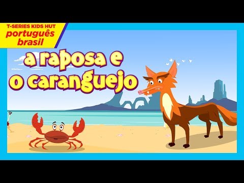 a raposa e o caranguejo - histórias morais para crianças || A Raposa e a Cegonha