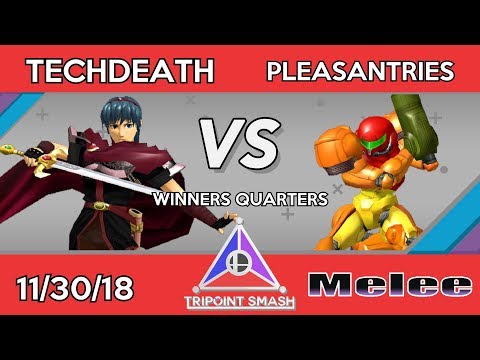 Tripoint Smash 38 - Winners Quarters - TechDeath (Marth) Vs. Pleasantries (Samus)