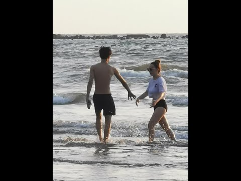 漫步 沙崙 海灘 新北 Strolling Sharon Beach New Taipei