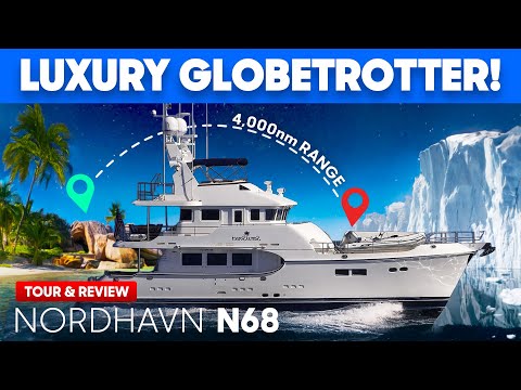 😳 4,000nm+ Liveaboard BEAST! Nordhavn N68 Explorer Yacht Tour & Review