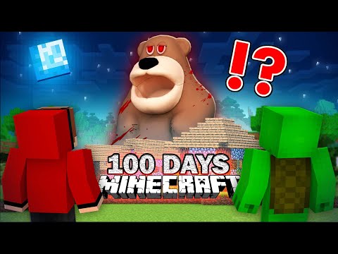 Insane 100 Days of Freddy Fazbear.EXE in Minecraft! 😱