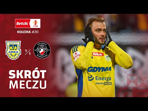 ARKA GDYNIA - POLONIA WARSZAWA | SKRÓTY | SEZON 2024/25