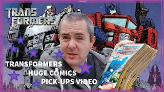 TRANSFORMERS COMICS - another HUGE pick-ups video!