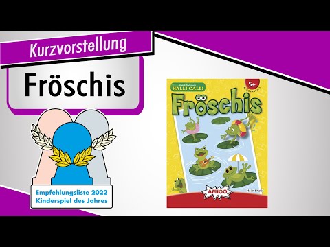 FRÖSCHIS - Empfohlen KINDERSPIEL DES JAHRES 2022 - Kurzvorstellung - Spiel doch mal!