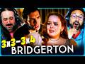 BRIDGERTON 3x3 3x4 REACTION THAT CARRIAGE SCENE WITH COLIN PENELOPE FIRST TIME WATCHING