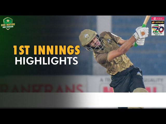 1st Innings Highlights | Abbottabad vs Sialkot | Match 40 | National T20 2023-24 | PCB | M1W1L