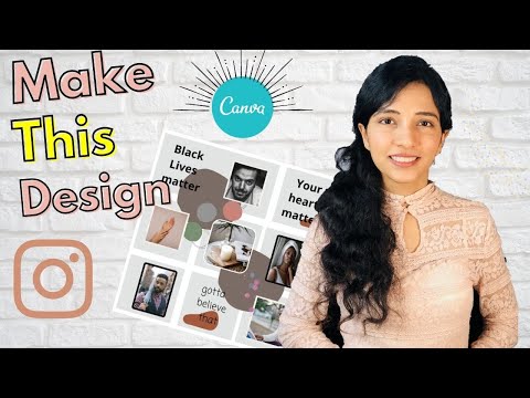 How to make an Instagram puzzle feed with Canva free fun and easy|Canva tutorial Instagram feed|+Tip