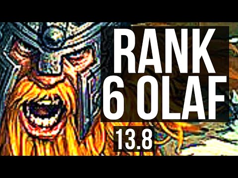 OLAF vs ELISE (JNG) | Rank 6 Olaf, 67% winrate, 6/1/4 | TR Grandmaster | 13.8