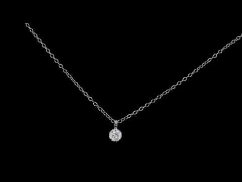 Diamond Cluster Pendant - PENSTONDIAMO0594