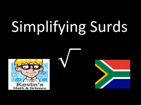 2) Simplify surds grade 11