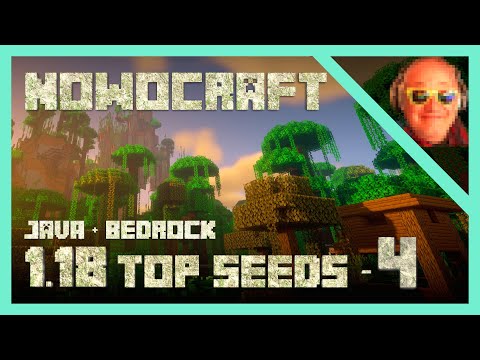 NowoCraft - MINECRAFT 1.18 - Best Seeds for the  Caves & Cliffs Update - Swamps & Jungles - for Bedrock & Java
