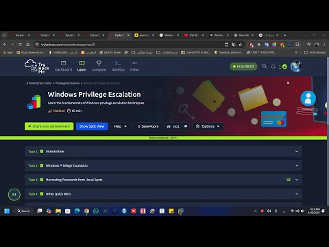Tryhackme - Windows Privilege Escalation - بالعربي