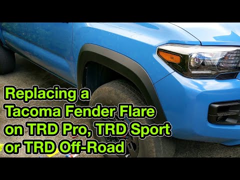 2016-2019 Toyota Tacoma TRD Fender Flare Replacement (Remove and Install)