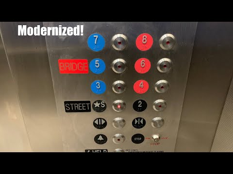 A First Ride on the Newly Modernized Kiener West Garage Elevators - St. Louis, MO