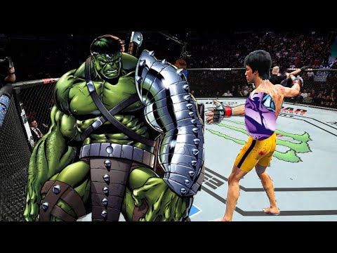 UFC4 Bruce Lee vs Cyber Hulk EA Sports UFC 4 rematch