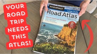 Rand McNally LARGE TEXT Atlas - SEE ALL FEATURES! #review