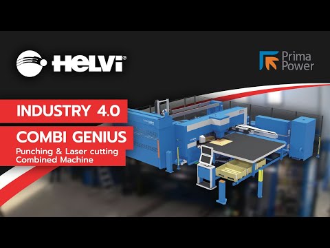 HELVI S.p.A: punching and laser cutting combi machine (Industry 4.0)