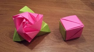 How To Make an Origami Magic Rose Cube (Valerie Vann)