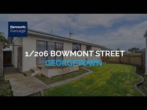 1/206 Bowmont Street, Georgetown, Southland, 2房, 1浴, Townhouse