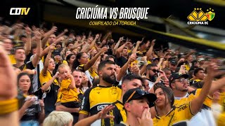 EMOÇÃO ATÉ O FIM | Compilado torcida do Criciúma x Brusque