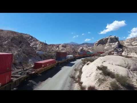 Drone flight 166, trains!
