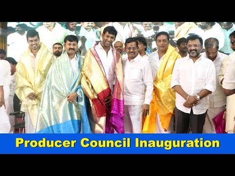 Producer Council Inauguration Function | Full Event | Vishal | SR Prabhu | Thamizh Padam Video