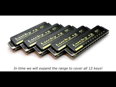 The LUCKY 13 (Bass Blues Harmonica): Two Harps in One!