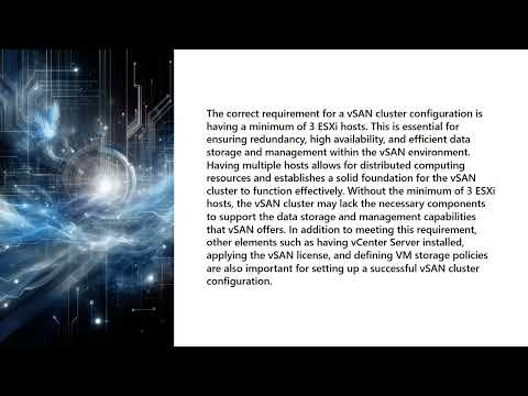 5V0 22 21 VMware vSAN 6 7 Specialist Exam