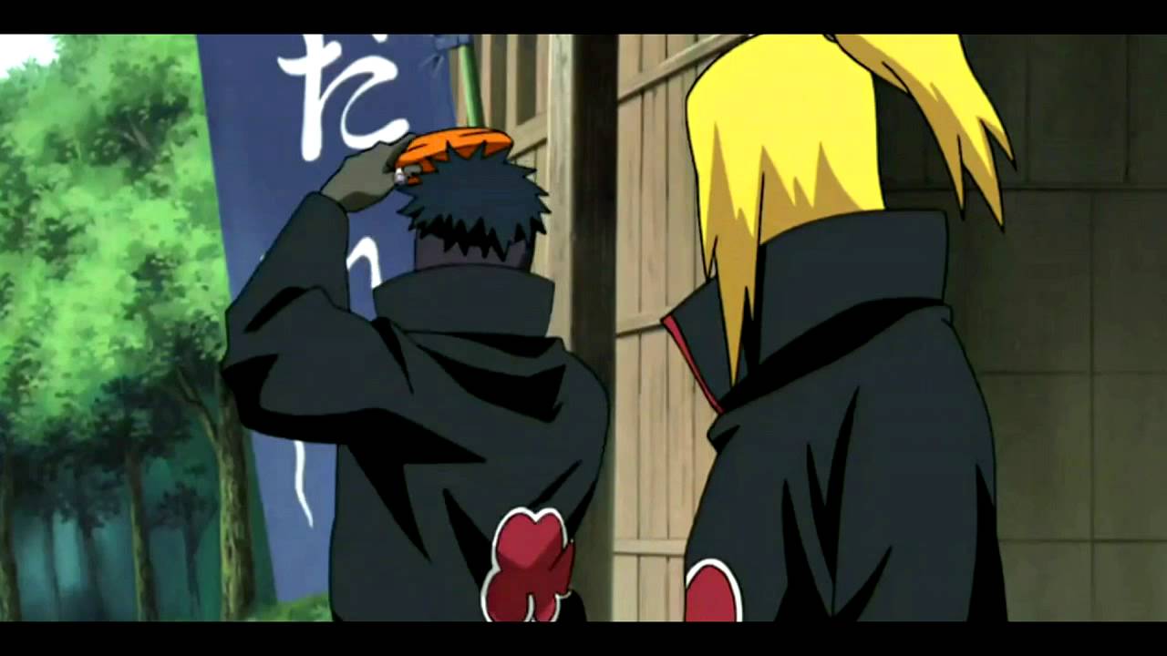 Naruto Shippuden (EP99) Naruto CLIP - Tobi & Deidara Eat Dumplings (HD)
