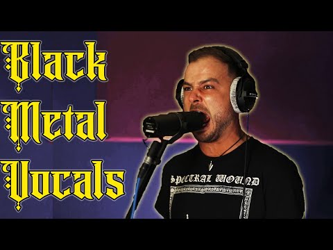 STIRIAH - STUDIO REPORT #6 Recording Black Metal Vocals and Editing them