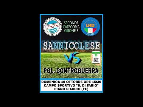 Sannicolese - Controguerra 1-2 10/10/21 Sintesi Movie