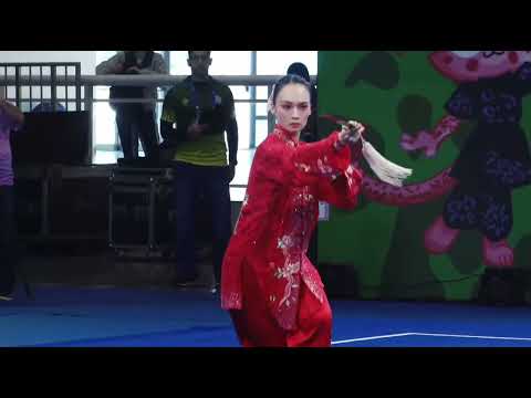 The 17th World Wushu Championships Women’s Taijijian Champion：Shiho SAITO（JPN)