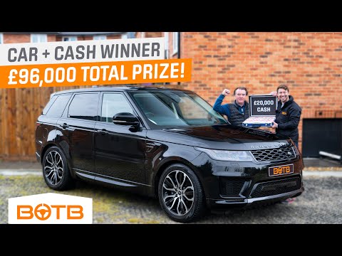 Christian Wins Range Rover Sport + £20,000! | BOTB Dream Car Winner