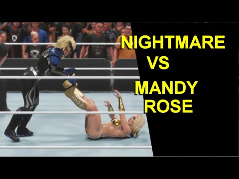 WWE 2K19 Mandy Rose vs Nightmare - No Holds Knockout