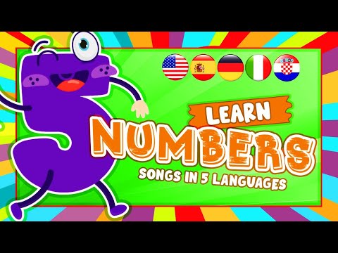 MULTILINGUAL KIDS SONG: *Numbers* | Learn Numbers in English, Spanish, German, Italian, Croatian
