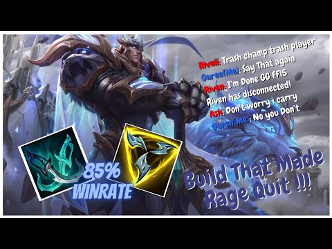 I Made Riven Rage Quit With this Challenger Garen Build | League of Legends Singapore Sea Server
